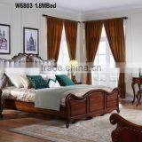 C6616 Luxury French Rococo Style White Stuy Room Bookcase/ Palace Fancy Wood Carved Display Cabinet/ Antique Book Cabinet thumbnail-2