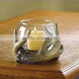 Rustic Antler Glass Candleholder For Home Decor thumbnail-2