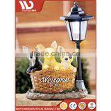 New Inventions In China Art Work Dog Resin Craft Solar Led Garden Lighting Outdoor thumbnail-1