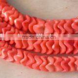 Wholesale 14mm Irregular Pink Loose Coral Beads thumbnail-1