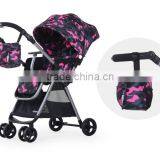 Pink Camo Hanging Nappy Bag for Stroller thumbnail-6