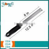 Silicone Handle Stainless Steel Zester Grater With Sharp Blade Cheese Slicer thumbnail-2