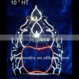 HC172-003 New Fasion Large Beautiful Apple Adult Crown And Tiaras thumbnail-1