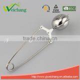 WCJ1065 Wooden Handle Stainless Steel Tea Ball Different Shape Tea Cup Shape thumbnail-3