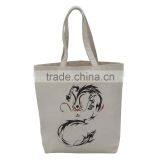 Wholesale Cheap Custom Printed Canvas Tote Bag With Canvas Handle thumbnail-1