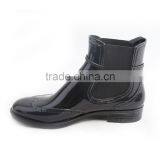 Unique Decoration Shiny Red Black Navy Chelsea Rain Boot Women thumbnail-5