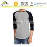 Men's Plain Baseball Athletic t Shirt,wholesale Cheap Plain t Shirt thumbnail-4