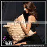 CX-D-99 New Design Rabbit Fur Cushion Cover For Office Chair thumbnail-2