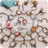 Exquisite Bronze Metal Starry Sky Bag Hanger,creative Cartoon Keychains,planet Car Key Holder thumbnail-2