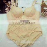 Charming Amazing Lace Underwear Fish Scale Pattern Bra Briefs Panties Set thumbnail-4