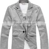 latest hot sale England style fashion one button design slim men jersey casual blazer