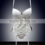 Sexy Adult Wear Lingerie Body Stocking Shantou Sexy Corset and G String Set thumbnail-1