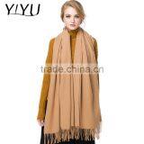 Wholesale Women Soft Cashmere Wool Wraps Knit Shawls Scarf thumbnail-2