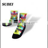 Custom print fancy sublimation basketball elite compression socks