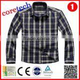Hot Sale Popular Plaid Polo Shirt for Men Factory