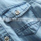 Wholesale Boys Child Clothes 100% Cotton Kids Blank Clothing Shirts thumbnail-3