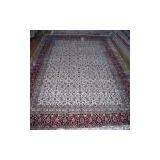 10x14ft Hand Knotted Pure Silk Carpet thumbnail-1