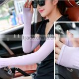 cool feeling seamless arm sleeves for summer protect skin