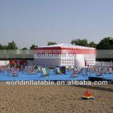 Inflatable Beach Tent on Beach