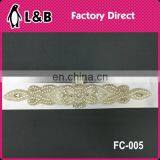 Bride Rhinestone Belt Rhinestone Sash Belt for Wedding Dress