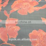 Printed 100% silk georgette with floral pattern