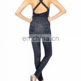 Blue Indigo Skiny Cotton Jumpsuit thumbnail-2