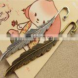 Fashion Jewellery Antique Style Fancy Feather Bookmark for Promotion