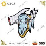 A Hand Hold the Clock Pattern Clothing Patch thumbnail-1