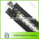 Wholesale Rhinestone Zippers Black for Jacket thumbnail-1