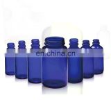 60ml/75ml/100ml/120ml/150 cobalt blue color wide mouth glass bottle