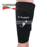 Latest Designs Sporting Band Logo Embroidery Elastic Leg Strap Wrap With Iron Protection thumbnail-1