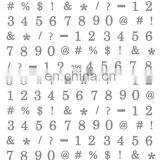 JOYFUL 634-643 Golden Rose Gold Letters Words Numbers 3d Laser Holographic Nail Sticker thumbnail-6