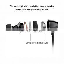 2021 Ceramic Good Quality Headphone Earphone in Ear Wired Headset Piezoelectric Earbuds for Android Phone thumbnail-4