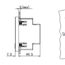 LNF53 LCD Display RS485 3 Phase Modbus Multifunction Energy Meter thumbnail-4