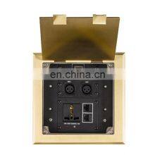 JS Technology Socket XLR Vga Rca Audio Cable Power Floor Outlet Box thumbnail-4