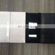 75x150 Nero Black Flat,wavy,beveled Edge Ceramic Glazed Kitchen Bathroom Matte Subway Ceramic Wall Tile OW082 thumbnail-4