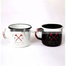 Customized Logo Printing Factory Steel Metal Enamel Cup Set for Promotion thumbnail-5