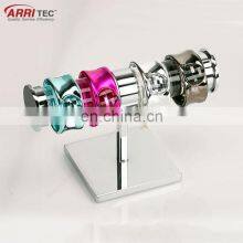 Retail Store Jewelry Acrylic Tube Metal Base 1 Tier Bracelet Bar Stand