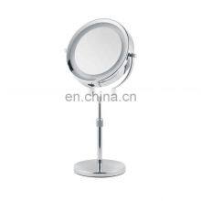 Hot Selling Double-sided Stainless Steel 6X 7X Cosmetic Mirror Household Extendable Free Standing Mirror Bathroom Makeup Mirror thumbnail-3