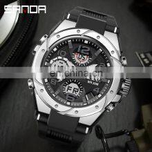 Sanda 6008 Relogio Masculino Sport Men's Watches Luminous Waterproof Analogue Digital Watches Men'S thumbnail-5