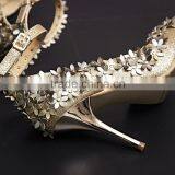 C71595A Sexy Sliver Women Party Wear Shoes Wedding Shoes Bridal thumbnail-4