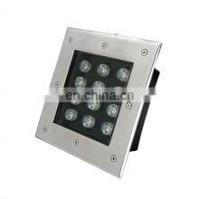 IP67 Waterproof Inground LED Light 12W 9W 4W LED Square Underground Light