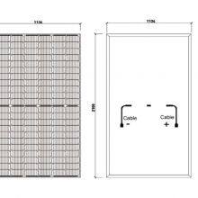 500W Mono Solar Panel With 132 Pieces Solar Cells thumbnail-2