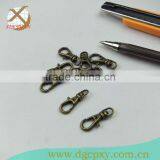 Antique Brass Metal Swivel Bolt Snap Hooks thumbnail-1