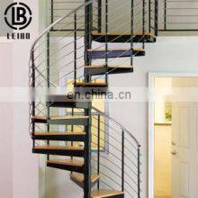 Modern Design Easy Installation Stairs Steel Structure Retro High Polished Staircase thumbnail-2