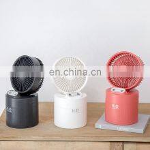 2 In 1 Mini Humidifier Fan Nano Mist Rechargeable Ultrasonic Spray Air Cooling Fan Home Portable USB Air Humidifier For Bedroom thumbnail-5