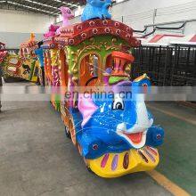 Commercial Children Amusement Park Trackless Road Elephant Train on Sale thumbnail-2