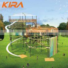 Other Amusement Park Products Customized Adventure Park Outdoor Rope Course Equipment
