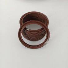 Custom-made V-type Fluorine Rubber Seal Ring, Combination Sealing Heat and Acid Resistant Rubber Ring, Molded Parts thumbnail-3