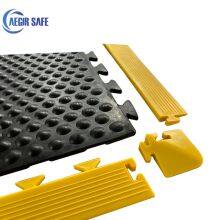 AEGIRSAFE Rubber Bubble Surface Interlocking Anti Fatigue Mats for Workshops thumbnail-2